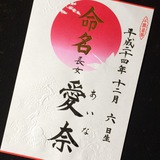命名書