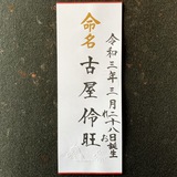 命名書