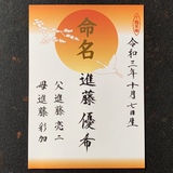 命名書