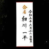 命名書