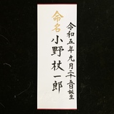 命名書