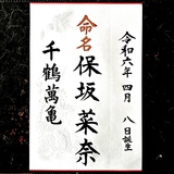 命名書