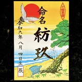 命名書