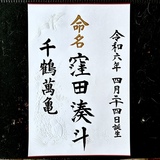 命名書