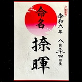 命名書